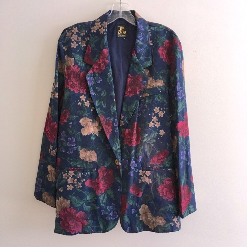 San Moire Vintage Floral Jacket